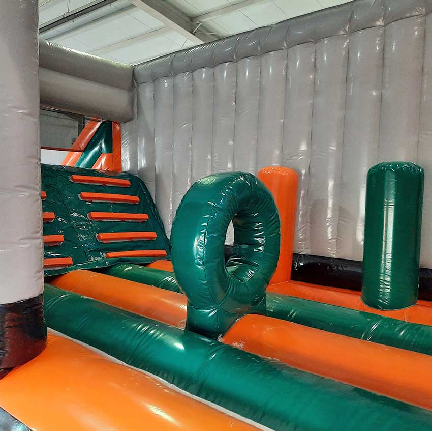 Lastwagen mit Hindernissen von Innen