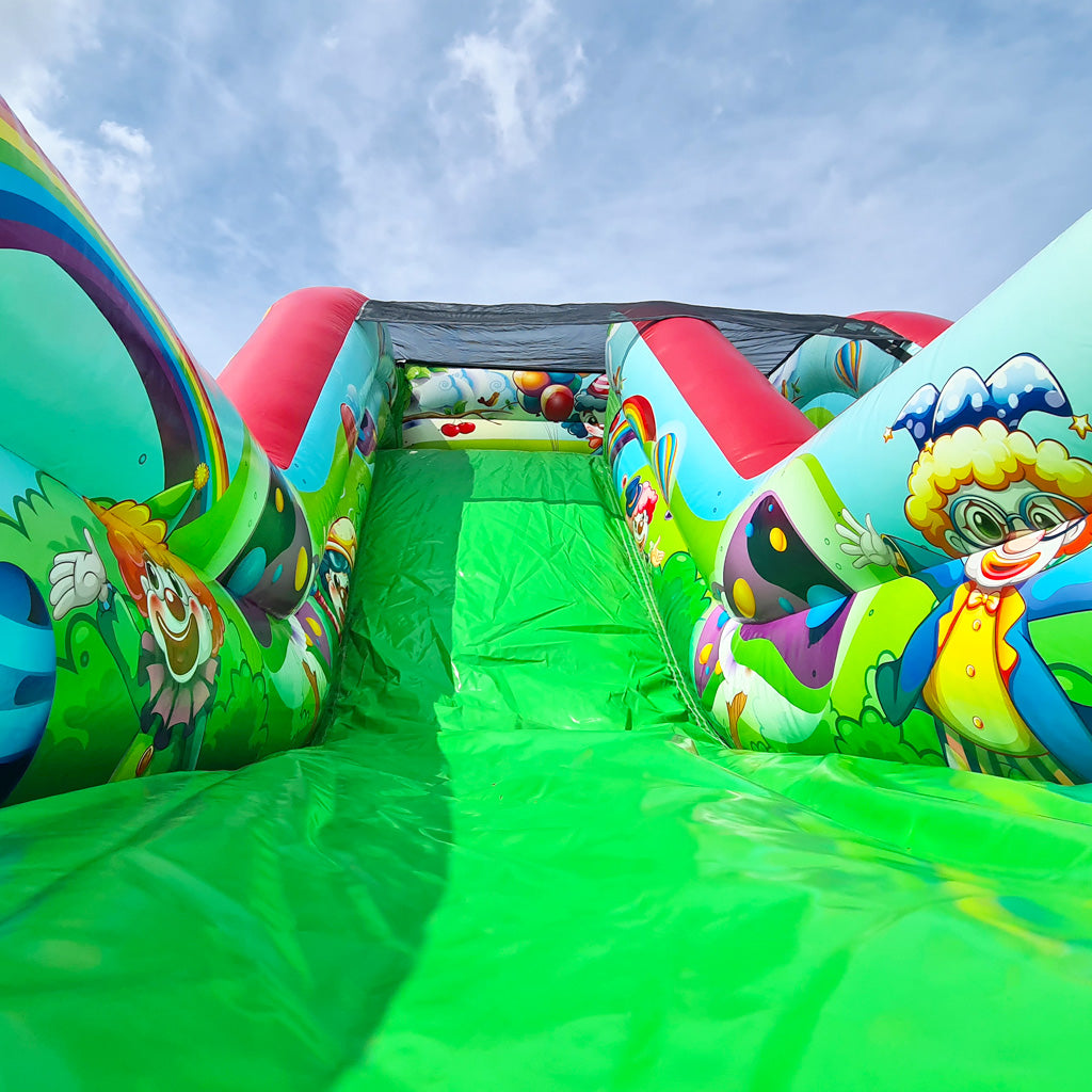 Rutsche Clown mieten 5,5x4m - Bunte Abenteuer - Riesenrutsche mieten | Luftrutschen Verleih ☆☆☆☆☆ Rutsche Clown mieten 5,5x4m - Bunte Abenteuer - Riesenrutsche mieten | Luftrutschen Verleih ☆☆☆☆☆