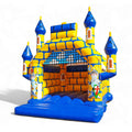 Der Hersteller von diesem Eventmodul verspricht eine Hüpfburg konstruiert als Ritterburg mit vielen aufblasbaren Türmen.