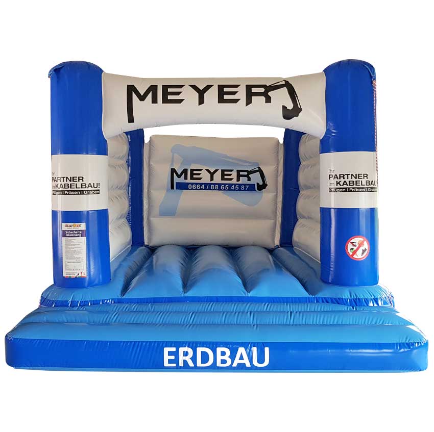 Hüpfburg Erdbau Meyer - Aufblasbare Werbung | Werbeträger | Inflatables online kaufen! Hüpfburg Erdbau Meyer - Aufblasbare Werbung | Werbeträger | Inflatables online kaufen!