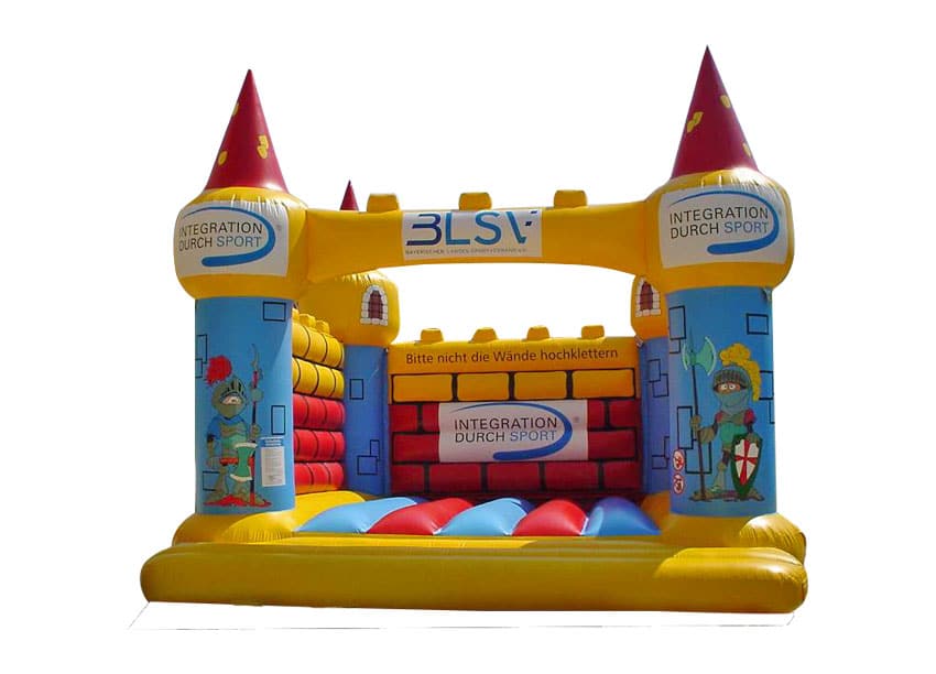 Hüpfburg Integration Deutschland Ritterburg - Aufblasbare Werbung | Werbeträger | Inflatables online kaufen! Hüpfburg Integration Deutschland Ritterburg - Aufblasbare Werbung | Werbeträger | Inflatables online kaufen!