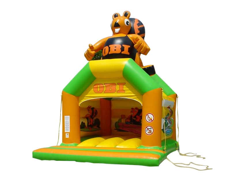 Hüpfburg Obi Eichkätzchen - Aufblasbare Werbung | Werbeträger | Inflatables online kaufen! Hüpfburg Obi Eichkätzchen - Aufblasbare Werbung | Werbeträger | Inflatables online kaufen!