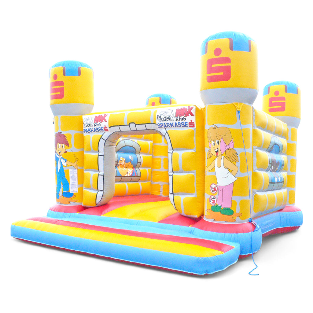 Hüpfburg Sparefroh Sparkasse - Aufblasbare Werbung | Werbeträger | Inflatables online kaufen! Hüpfburg Sparefroh Sparkasse - Aufblasbare Werbung | Werbeträger | Inflatables online kaufen!