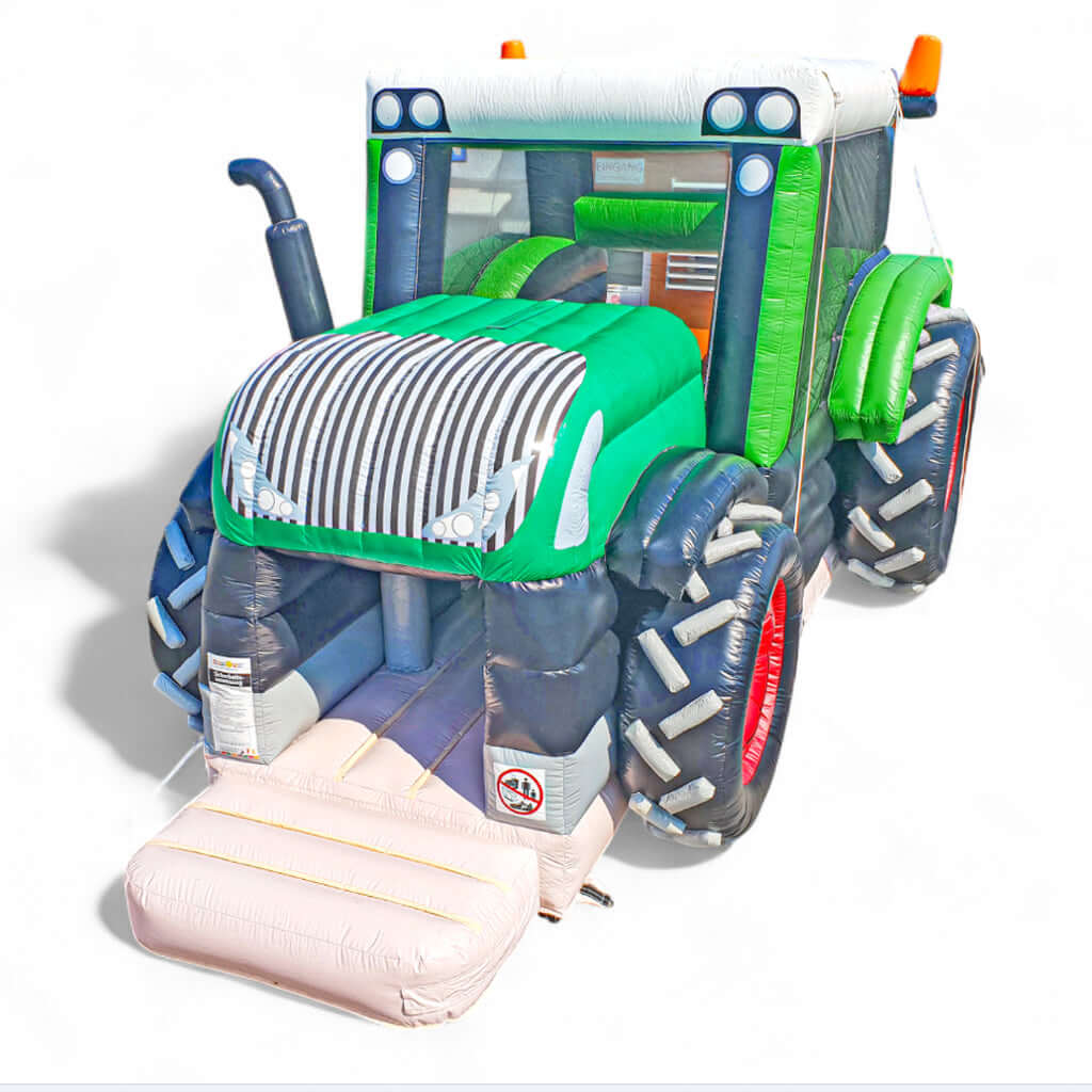 Hüpfburg Traktor – Der Spaß für kleine Landwirte - Aufblasbare Produktnachbildung kaufen | Werben in Großformat Hüpfburg Traktor – Der Spaß für kleine Landwirte - Aufblasbare Produktnachbildung kaufen | Werben in Großformat