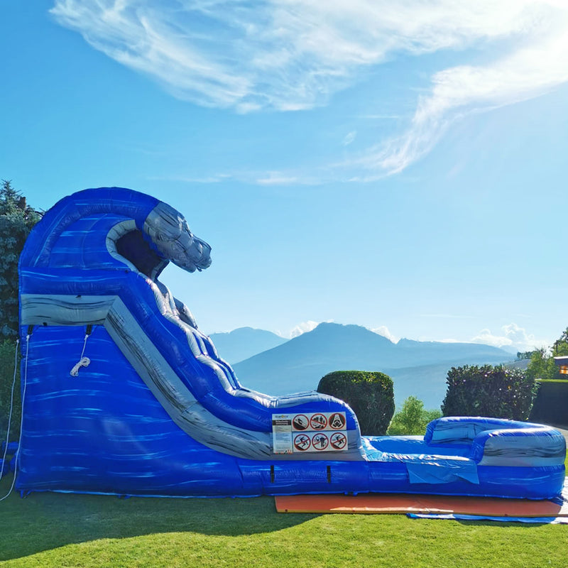 Wasserrutsche Welle mieten 8x3m - Rutschspaß für heiße Tage - Riesenrutsche mieten | Luftrutschen Verleih ☆☆☆☆☆ Wasserrutsche Welle mieten 8x3m - Rutschspaß für heiße Tage - Riesenrutsche mieten | Luftrutschen Verleih ☆☆☆☆☆