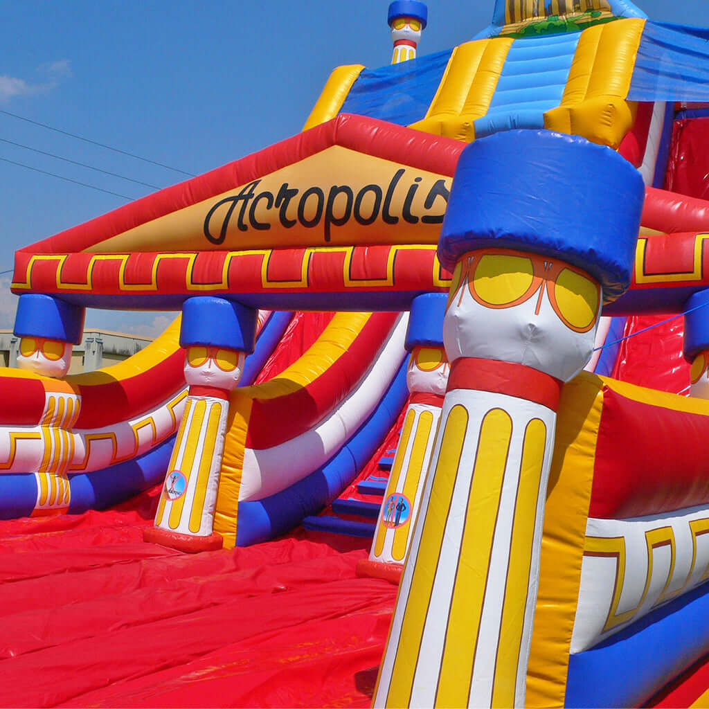Jumprutsche Acropolis – Antikes Eventmodul mit majestätischem Design - Riesenrutsche kaufen | Luftrutsche Attraktion | auf Lager ✔ Jumprutsche Acropolis – Antikes Eventmodul mit majestätischem Design - Riesenrutsche kaufen | Luftrutsche Attraktion | auf Lager ✔