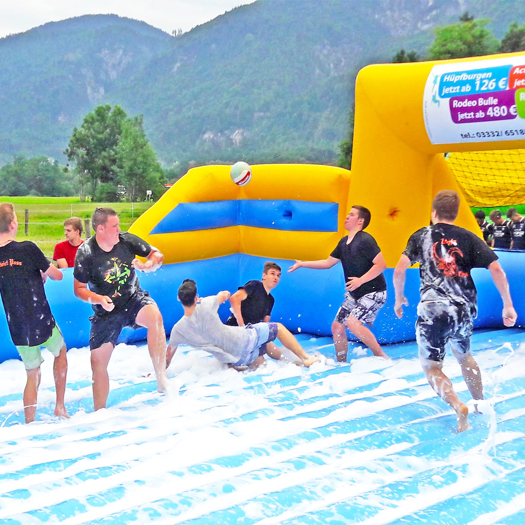 Water Soccer mieten 17x9m Sommerliche Action für Fußball-Fans - Sport Spiele mieten | Fußball Dart | Water Soccer ✔ Verleih Water Soccer mieten 17x9m Sommerliche Action für Fußball-Fans - Sport Spiele mieten | Fußball Dart | Water Soccer ✔ Verleih