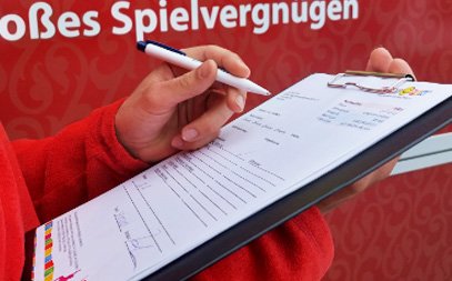 Checkliste für Hüpfburg Überprüfung.