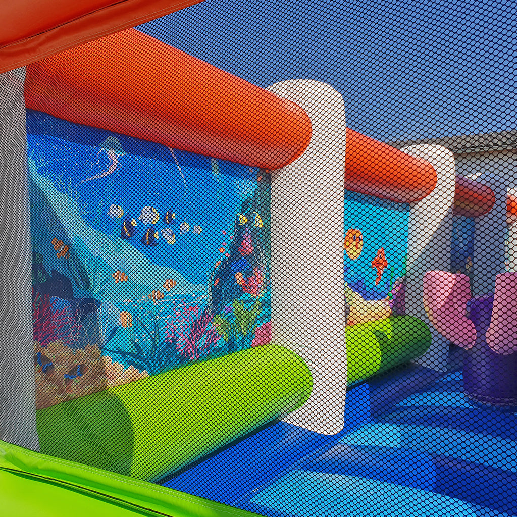 Active Center Happy bouncy castle with animals - Buy Active Center - Order now!