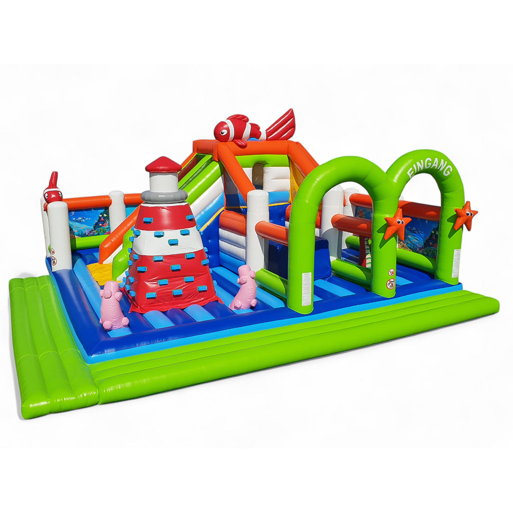 Active Center Happy bouncy castle with animals - Buy Active Center - Order now!