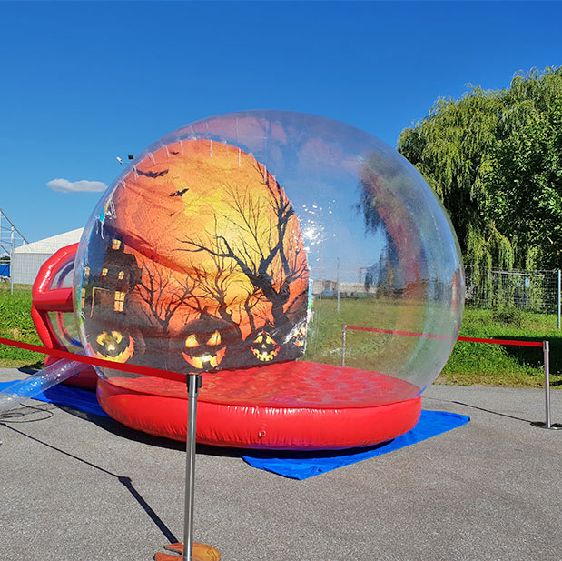 Rent a Halloween photo ball – the walk-in horror ball for spectacular pictures! - Rent a bouncy castle | Bouncy castles ✓ 300+ other play equipment for rent