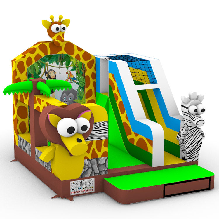 Hüpfburg Safari mit Rutsche Ecoplay - Hüpfburgen kaufen mit 5 Jahren Garantie | In AT, DE &amp; CH