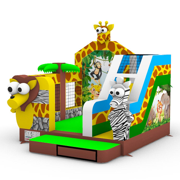 Hüpfburg Safari mit Rutsche Ecoplay - Hüpfburgen kaufen mit 5 Jahren Garantie | In AT, DE &amp; CH
