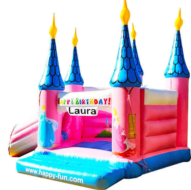 Used bouncy castle fairytale castle - Used Inflatable Products | save now up to - 80%