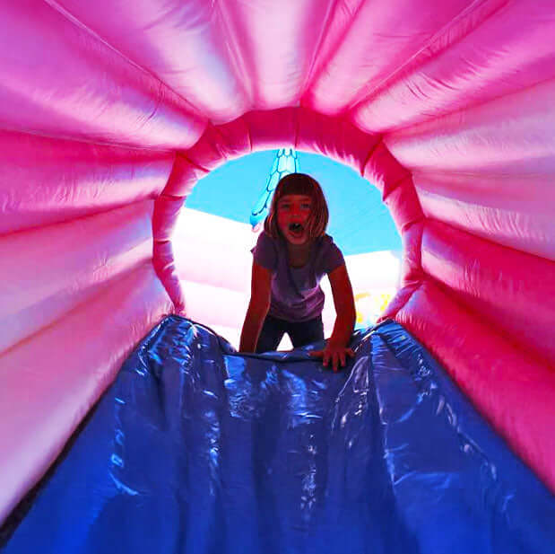 Used bouncy castle fairytale castle - Used Inflatable Products | save now up to - 80%