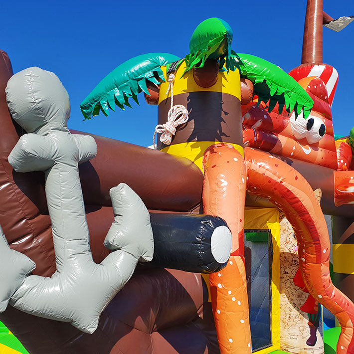 Pirate bouncy castle with slide Multiplay - Buy a bouncy castle ✔ Professional bouncy castles | directly from the manufacturer