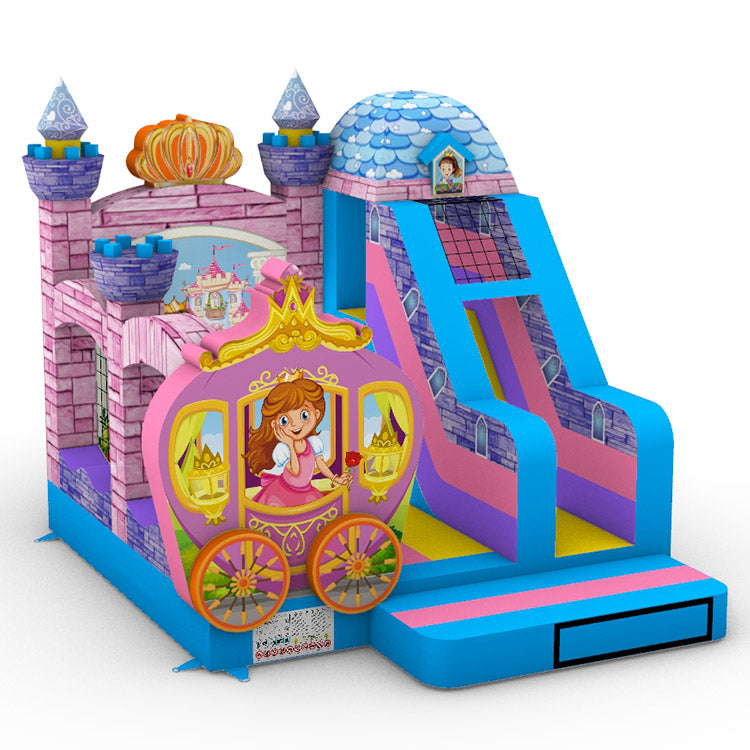Hüpfburg Prinzessin mit Rutsche Ecoplay - Hüpfburgen kaufen mit 5 Jahren Garantie | In AT, DE &amp; CH