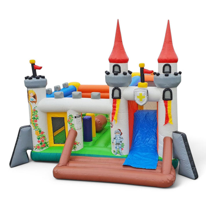Bouncy Castle Knight with Slide Multiplay - Buy a bouncy castle ✔ Professional bouncy castles | directly from the manufacturer
