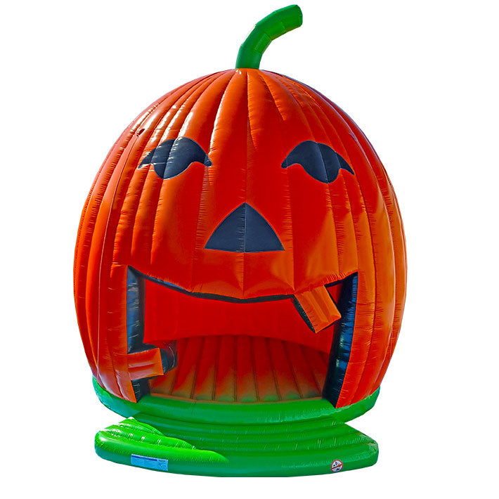 Hüpfburg Sonderanfertigung Halloween Kürbis XXL
