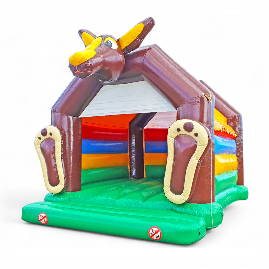 Kangaroo bouncy castle with roof – ready for an animal bouncy experience  - Buy a bouncy castle ✔ Professional bouncy castles | directly from the manufacturer