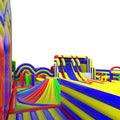 Vulkan und Riesenrutsche in einem Indoorspielplatz