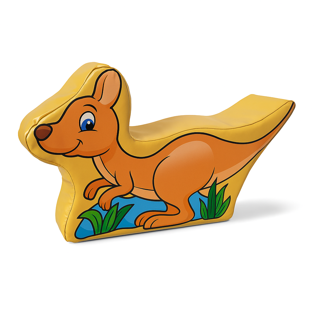 Sitzfigur Känguru – Hüpfen, sitzen, spielen mit dem Australier - Softplay - Schaumstoff-Spiel Produkte kaufen ☆☆☆☆☆