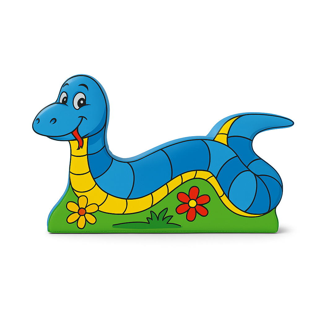 Sitzfigur Schlange – Verspieltes Tiermodul für mutige Krabbler - Softplay - Schaumstoff-Spiel Produkte kaufen ☆☆☆☆☆
