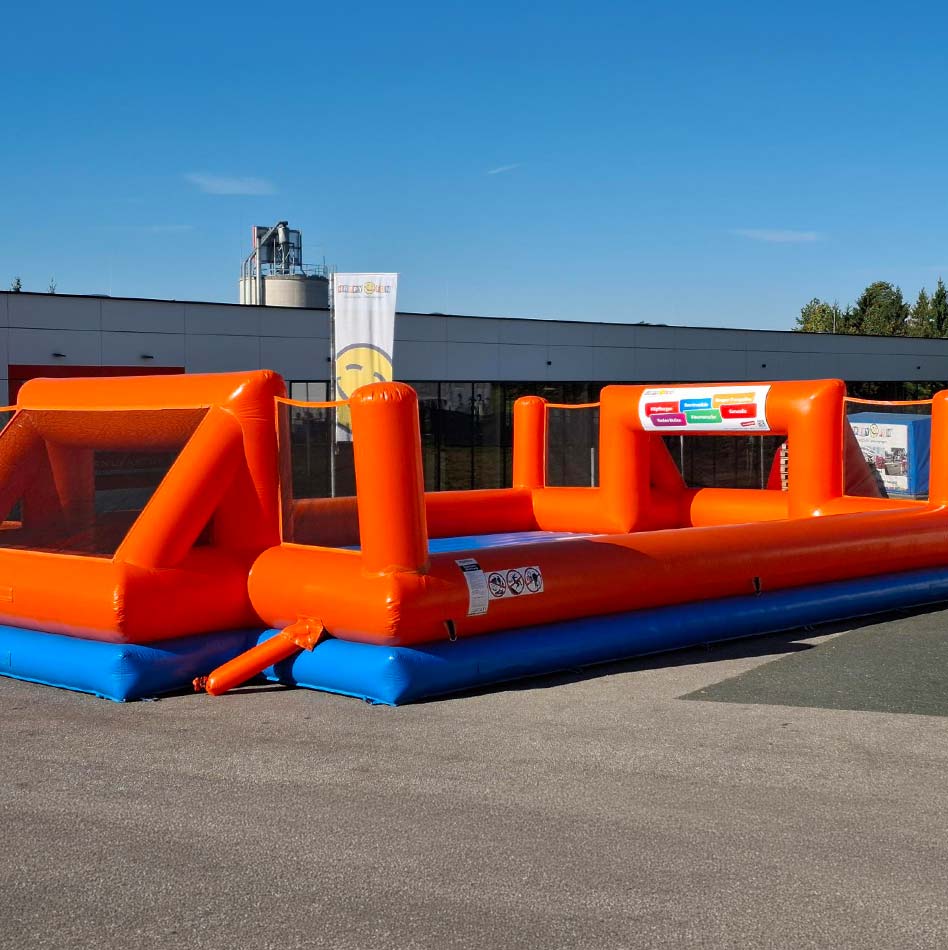 Gebrauchter Water Soccer ca. 17 x 9 m - Gebrauchte Hüpfburgen | Bis -70% sparen