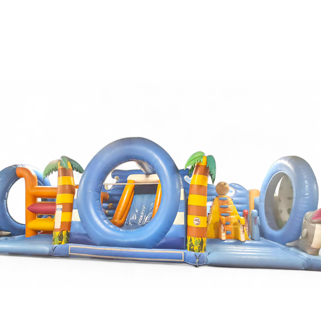 Gebrauchtes Active Center Delphin - 14 x 5 m interaktives Abenteuer - Gebrauchte Hüpfburg | jetzt sparen bis - 80%