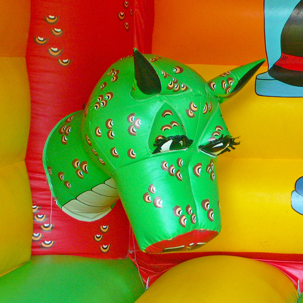 Bouncy castle dragon with roof - take off with dragon power  - Buy a bouncy castle ✔ Professional bouncy castles | directly from the manufacturer