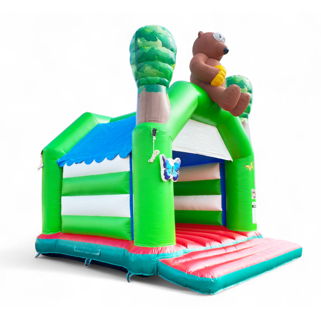 Bouncy castle bear with roof – an animal pleasure  - Buy a bouncy castle ✔ Professional bouncy castles | directly from the manufacturer