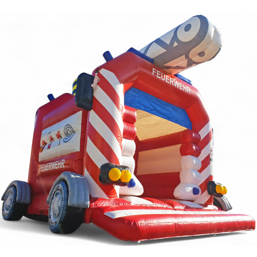 Bouncy Castle Fire Engine with Roof – The Exciting World of Heroes  - Buy a bouncy castle ✔ Professional bouncy castles | directly from the manufacturer