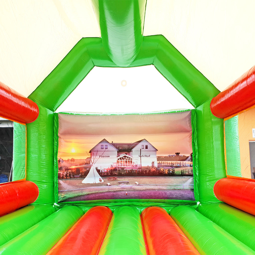 Bouncy castle airplane with roof – take off into a world full of fantasy  - Buy a bouncy castle ✔ Professional bouncy castles | directly from the manufacturer