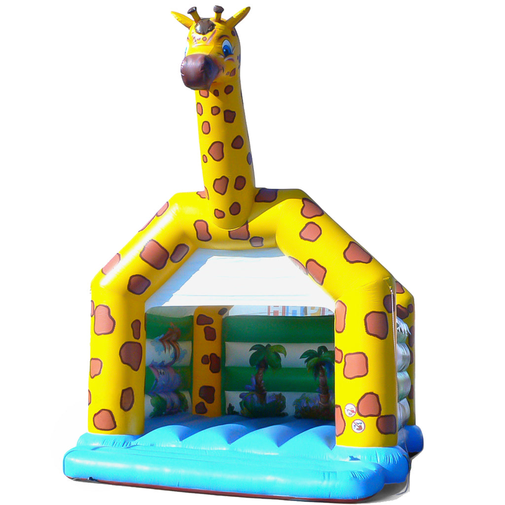 Giraffe bouncy castle with roof – off to safari!  - Buy a bouncy castle ✔ Professional bouncy castles | directly from the manufacturer