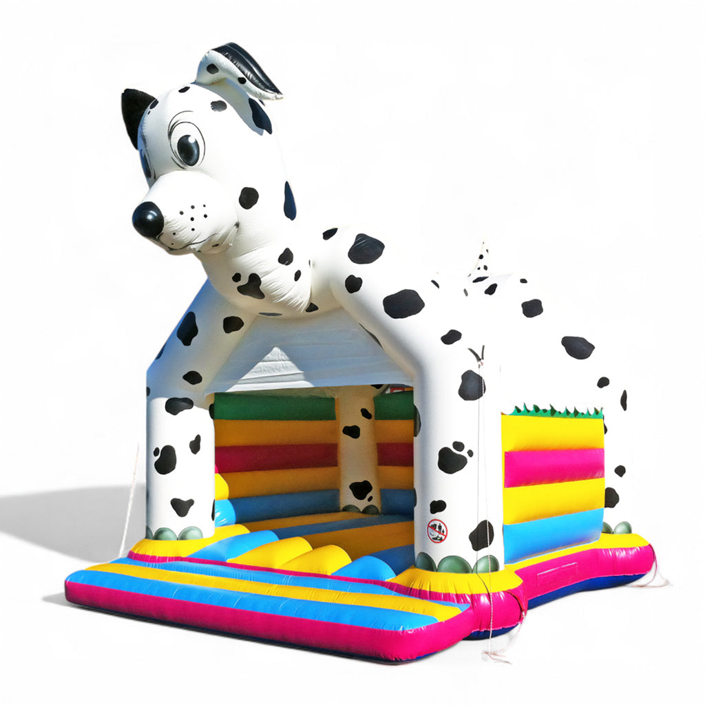 Bouncy castle dog with roof – ready for adventures with the Dalmatian  - Buy a bouncy castle ✔ Professional bouncy castles | directly from the manufacturer