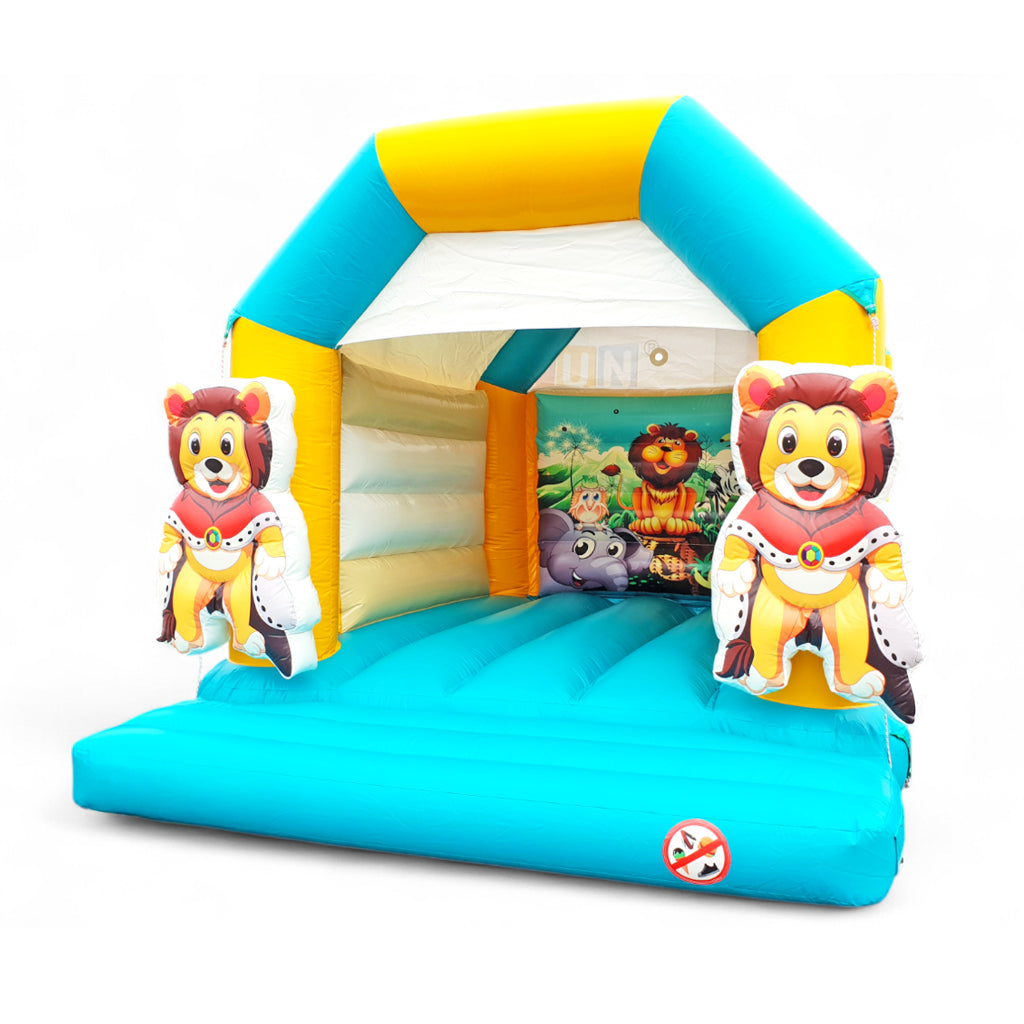 Lion bouncy castle with roof – bold jumps into the safari adventure  - Buy a bouncy castle ✔ Professional bouncy castles | directly from the manufacturer