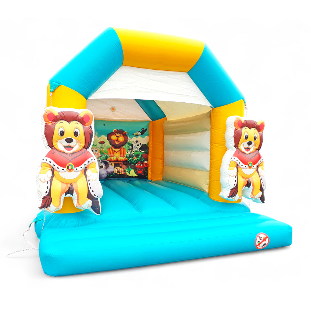 Lion bouncy castle with roof – bold jumps into the safari adventure  - Buy a bouncy castle ✔ Professional bouncy castles | directly from the manufacturer