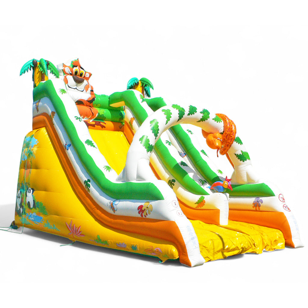 Bouncy castle giant slide jungle  - Buy a giant slide | Air slide attraction | In stock ✔
