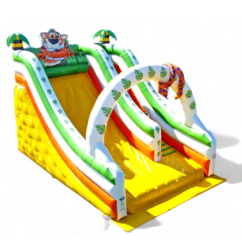 Bouncy castle giant slide jungle  - Buy a giant slide | Air slide attraction | In stock ✔
