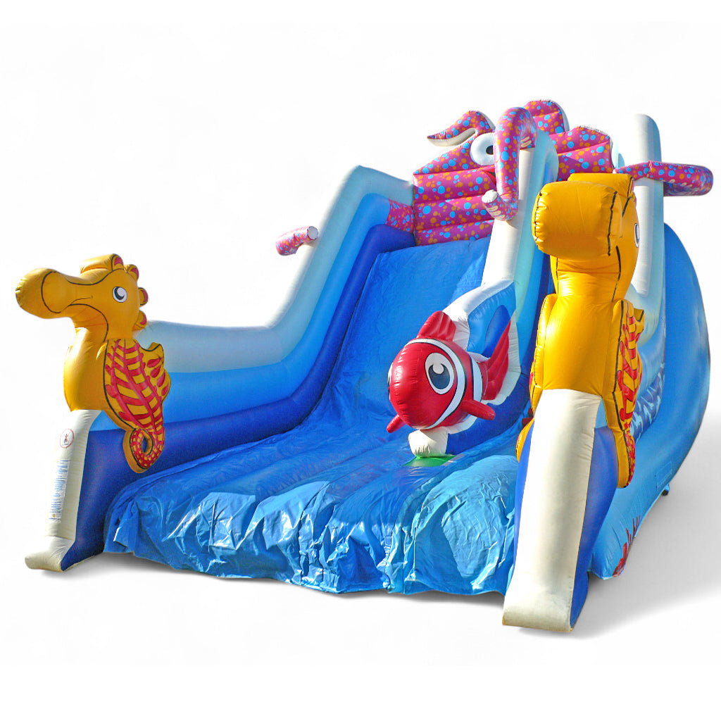 Bouncy castle giant slide Octopus  - Buy a giant slide | Air slide attraction | In stock ✔