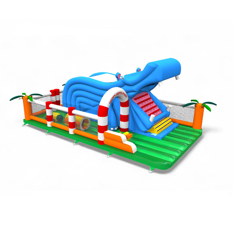 Bouncy Castle Snappy Muzzle Slide Hippo Super - Buy Active Center - Order now!