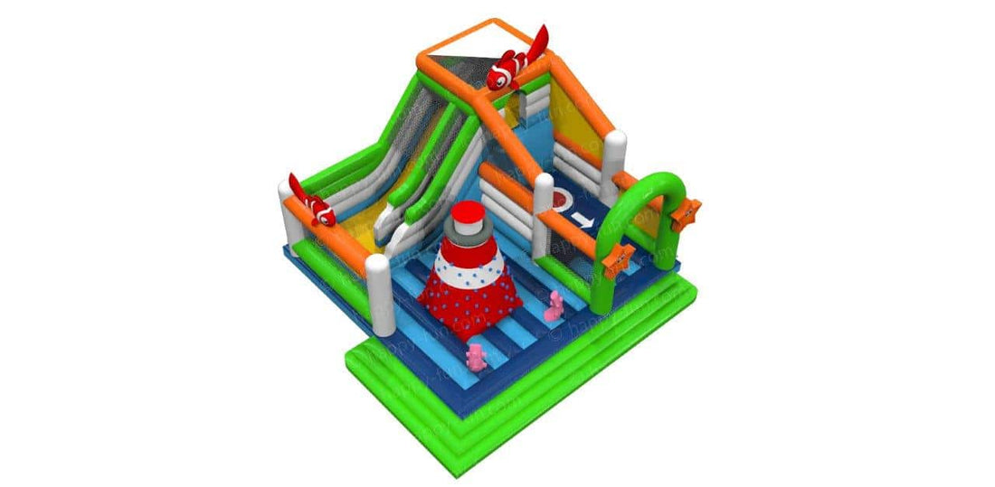 Happy Ocean Fun Hüpfburg mit Kletterturm - Produkte