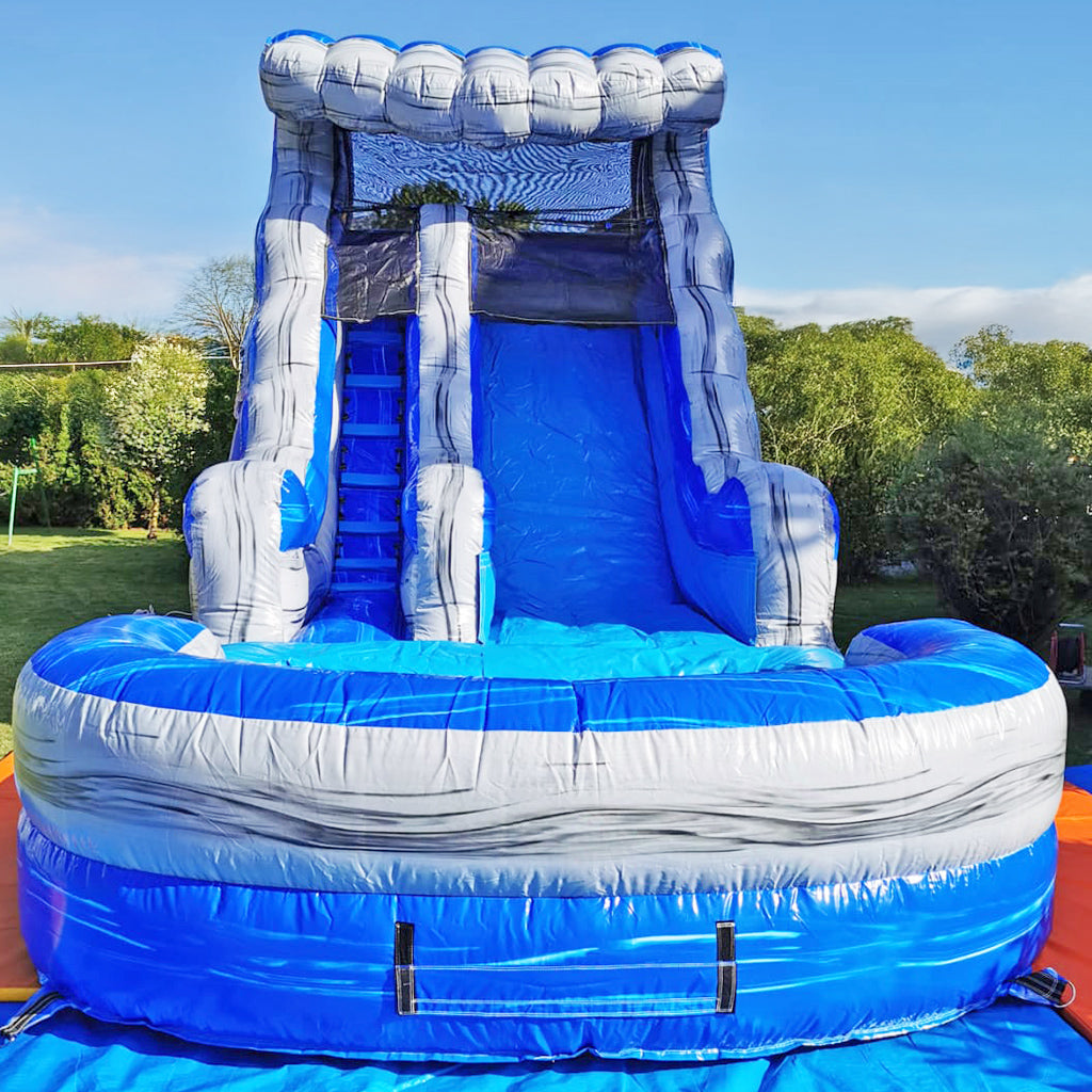 Wasserrutsche Welle – schwungvolle Wasserhüpfburg für Sommer-Events - Wasserhüpfburg kaufen | Wasserrutsche ✔ auf Lager