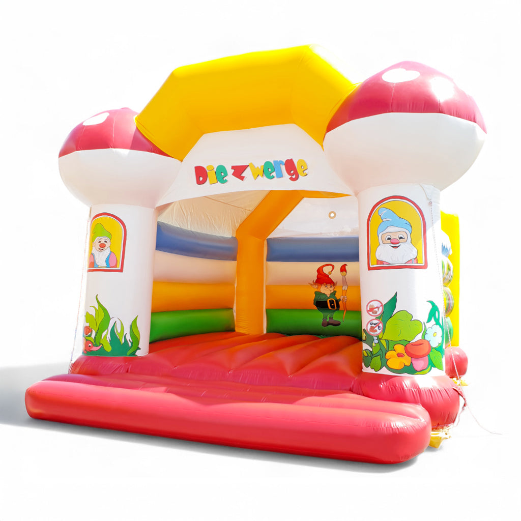 Bouncy Castle Dwarves with Roof – Magical Adventures in the Mushroom House  - Buy a bouncy castle ✔ Professional bouncy castles | directly from the manufacturer