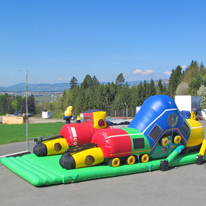 Tunnel play equipment train with floor – fantastic fun on a solid base - Buy Active Center - Order now!