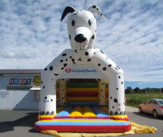 Hüpfburg Kinderfreunde Hund - Individuelle Hüpfburg Sonderanfertigung - jetzt anfertigen lassen
